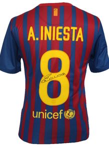 Iniesta Signed Shirt