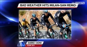 Weather halts Milan-San Remo