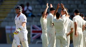 Bell: One of many English batsmen to struggle on day three Bell: One of many English batsmen to struggle on day three