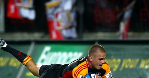 Gareth Anscombe Chiefs v Cheetahs Round Three 2013 Gareth Anscombe Chiefs v Cheetahs Round Three 2013