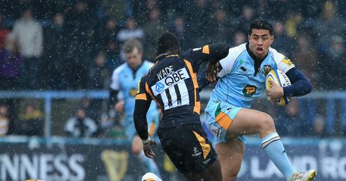 George Pisi Northampton Saints v Wasps Aviva Premiership Adams Park George Pisi Northampton Saints v Wasps Aviva Premiership Adams Park