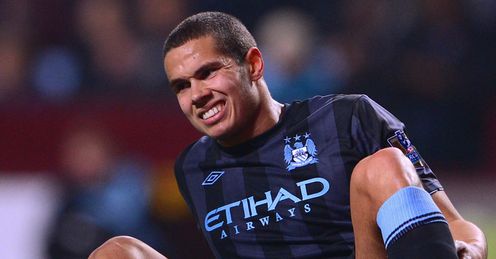 Aston Villa v Manchester City Jack Rodwell injured