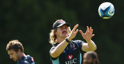 Berrick Barnes Waratahs training session 2013 Berrick Barnes Waratahs training session 2013