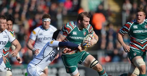 Leicester v Sale Cillian Willis Tom Croft Leicester v Sale Cillian Willis Tom Croft