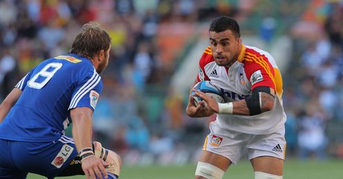 Liam Messam on a run for Chiefs Liam Messam on a run for Chiefs
