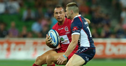 Quade Cooper v James O Connor Reds v Rebels 2013 Quade Cooper v James O Connor Reds v Rebels 2013