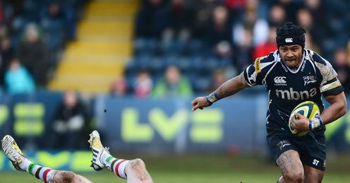 Sammy Tuitupou Charlie Walker Harlequins v Sale Sharks