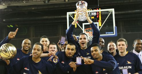Sheffield Sharks: inspired to victory by a 25-point haul from Holmes