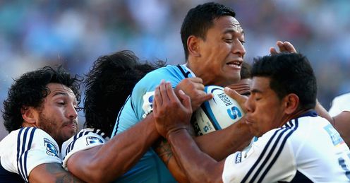 Israel Folau Waratahs v Blues Israel Folau Waratahs v Blues