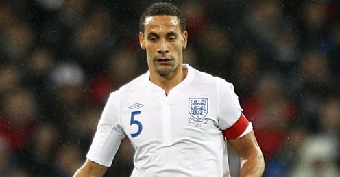 Rio: Pulled out of England squad with concerns about his back injury