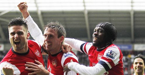  Nacho Monreal Swansea v Arsenal