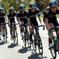 Team Sky rode a disciplined first stage to help Chris Froome stay in yellow at the Tour de Romandie