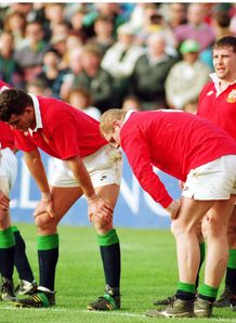 1993 - Dejected British Lions players as they head for defeat during the third Test against New Zealand 1993 - Dejected British Lions players as they head for defeat during the third Test against New Zealand