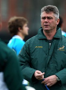 Heyneke Meyer SA squad training 2012 Heyneke Meyer SA squad training 2012