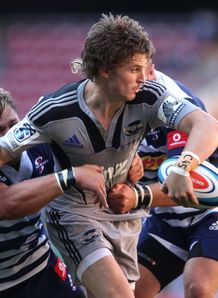 Hurricanes back Beauden Barrett offloading in 2012 Hurricanes back Beauden Barrett offloading in 2012