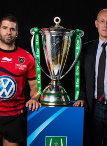 Sebastien Tillous Bordes L captain of RC Toulon and Bernard Laporte Sebastien Tillous Bordes L captain of RC Toulon and Bernard Laporte