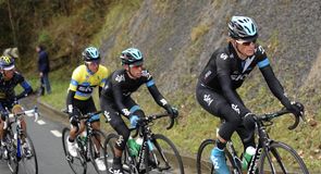 Team Sky faced the tough job of controlling a brutally hard stage but stepped up to the plate