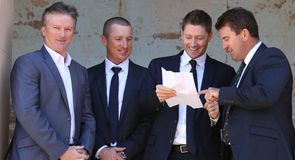 Haddin and Clarke (centre) hope to replicate the Ashes successes of Steve Waugh (L) and Mark Taylor (R) Haddin and Clarke (centre) hope to replicate the Ashes successes of Steve Waugh (L) and Mark Taylor (R)