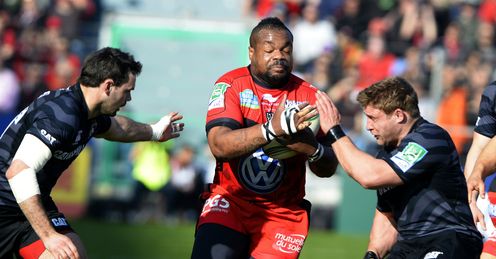 Mathieu Bastareaud Toulon v Leicester Tigers Heineken Cup quarter-final Stade Felix Mayol Mathieu Bastareaud Toulon v Leicester Tigers Heineken Cup quarter-final Stade Felix Mayol