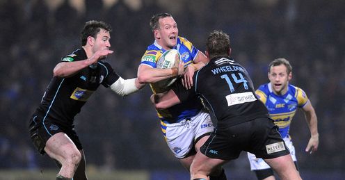 Danny McGuire Leeds Rhinos v London Broncos Super League Danny McGuire Leeds Rhinos v London Broncos Super League