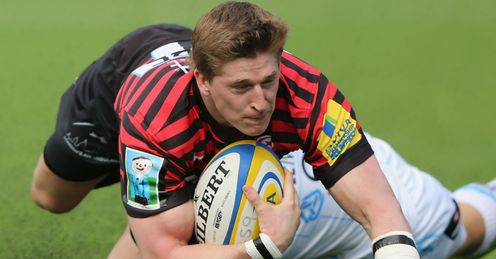 David Strettle of Saracens scores a try David Strettle of Saracens scores a try