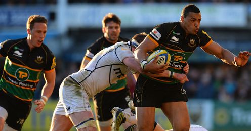 Luther Burrell Northampton Saints v Sale Sharks Luther Burrell Northampton Saints v Sale Sharks