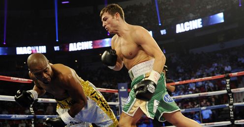 Macklin (R): bounced back from back-to-back world title defeats to beat Alcine