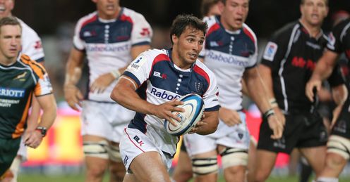 Rebels scrum half Nick Phipps making a break Rebels scrum half Nick Phipps making a break