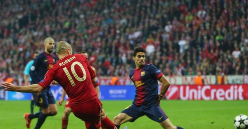 Arjen Robben netted as Bayern routed Barcelona