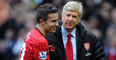 Robin van Persie may line up against former club Arsenal