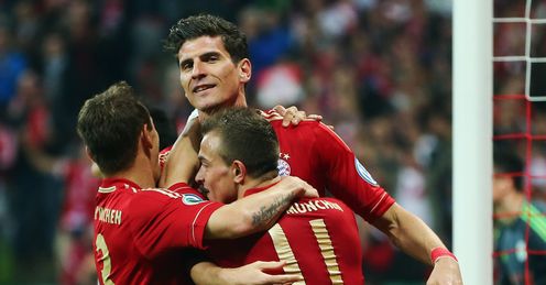 Gomez: main attacking threat for Bayern