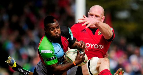 Harlequins Munster Ugo Monye Paul O Connell Harlequins Munster Ugo Monye Paul O Connell