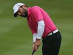 Francesco Molinari: Negotiates the weather well at Wentworth