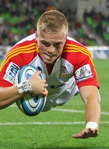 Gareth Anscombe Rebels v Chiefs Round 12 2013 Gareth Anscombe Rebels v Chiefs Round 12 2013