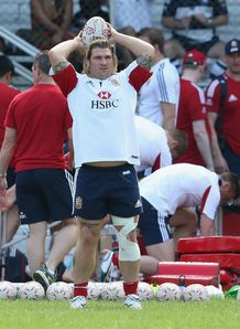 British and Irish Lions 2013 - Richard Hibbard throws the ball British and Irish Lions 2013 - Richard Hibbard throws the ball
