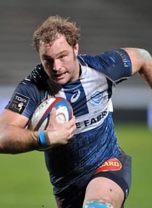 Castres s number eight Antonie Classen Castres s number eight Antonie Classen