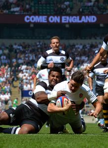 Freddie Burns England Barbarians Freddie Burns England Barbarians
