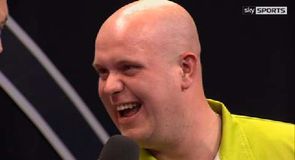 Debut win for Van Gerwen