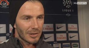 Emotional goodbye for Beckham