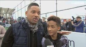 Will Smith fluffs his lines!
