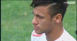 Neymar's emotional Santos farewell