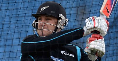 Brendon McCullum: hitting out during a net session at Headingley Brendon McCullum: hitting out during a net session at Headingley
