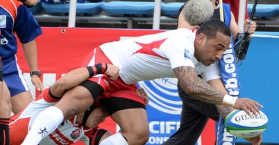 Tonga see off Japan