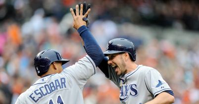 Tampa Bay Rays MLB Matt Joyce Yunel Escobar