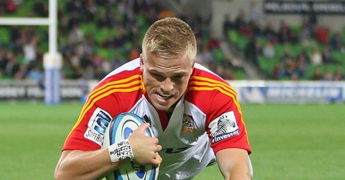 Gareth Anscombe Rebels v Chiefs Round 12 2013 Gareth Anscombe Rebels v Chiefs Round 12 2013