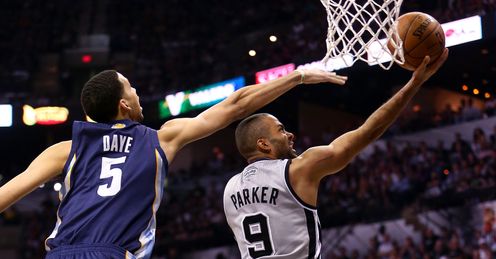 Setting the Tone: Parker (R) is one of San Antonio's main men