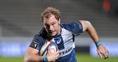 Castres s number eight Antonie Classen Castres s number eight Antonie Classen