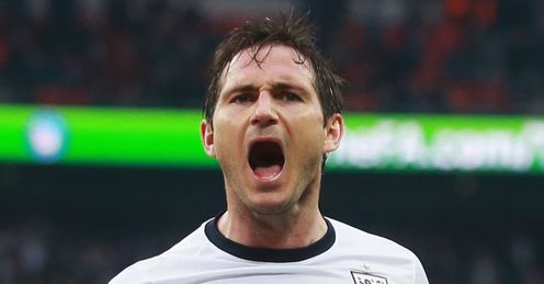 Lampard: set to make 100th England appearance on Tuesday night