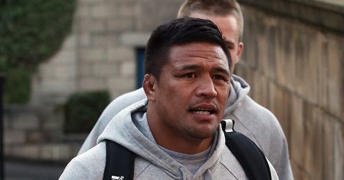 Keven Mealamu walking Keven Mealamu walking