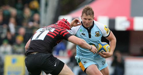 DYLAN HARTLEY ANDY SAULL SARACENS NORTHAMPTON DYLAN HARTLEY ANDY SAULL SARACENS NORTHAMPTON